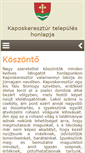Mobile Screenshot of kaposkeresztur.hu